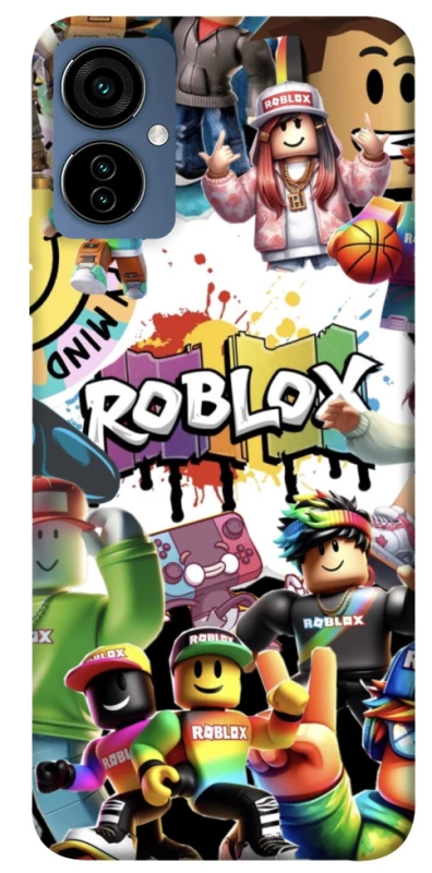 Чехол на TECNO Camon 19 Neo Roblox Characters Collage фото 1 из 1