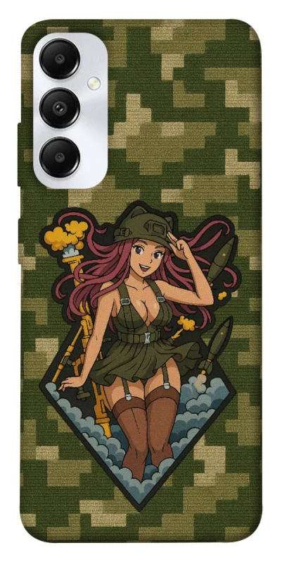 Чохол на Samsung Galaxy A05s Military Waifu фото 1 з 1