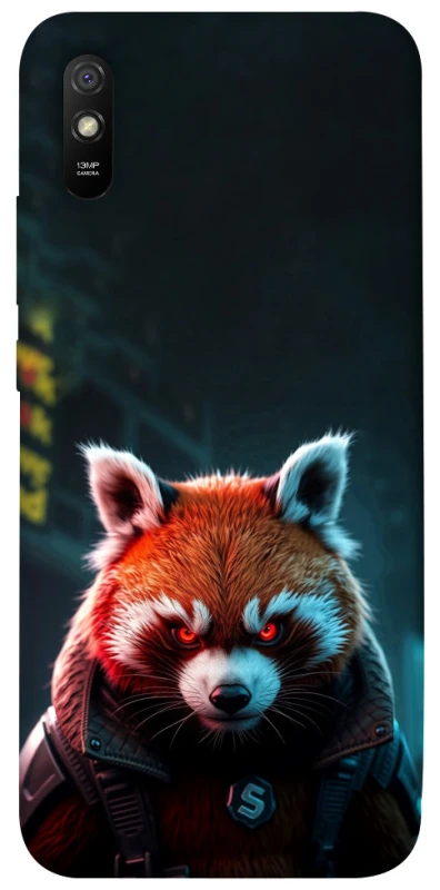 Чохол на Xiaomi Redmi 9A Cyber Red Panda фото 1 з 1