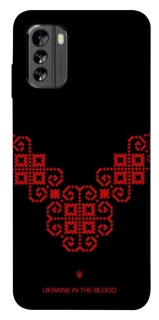 Чохол на Nokia G60 Чорно-червона вишиванка фото 1 з 1