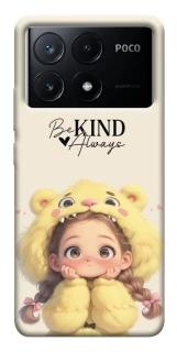 Чохол на Xiaomi Poco X6 Be kind фото 1 з 1