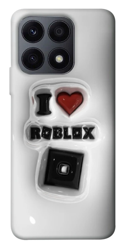 Чохол на Huawei Honor X8a I love Roblox фото 1 з 1