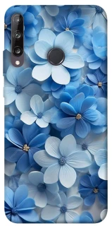 Чехол на Huawei P40 Lite E Синие цветы фото 1 из 1