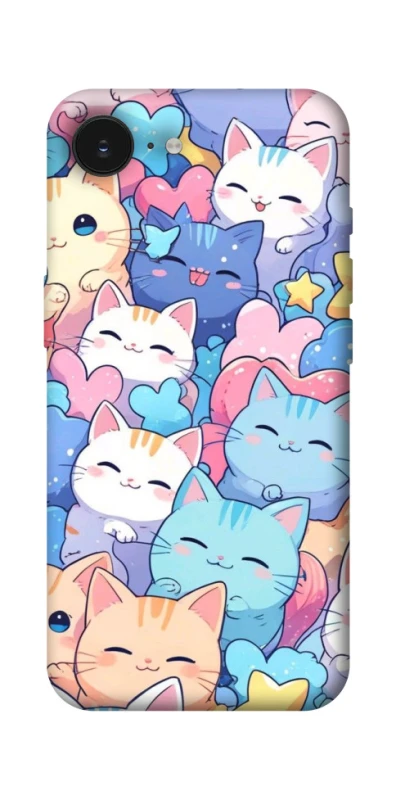 Чехол на Apple iPhone 17e (6.1") Funny Kittens ver.3 фото 1 из 1