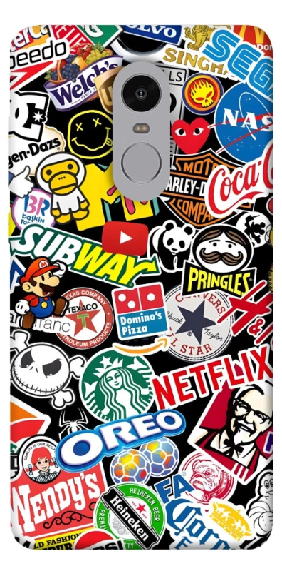 Чехол на Xiaomi Redmi Note 4X / Note 4 (Snapdragon) brands фото 1 из 1