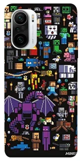Чохол на Xiaomi Redmi K40 / K40 Pro / K40 Pro+ / Poco F3 Minecraft v5 фото 1 з 1