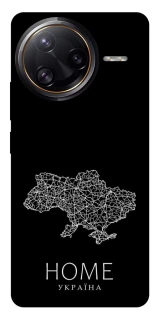 Чехол на Xiaomi Poco F7 Pro Ukraine black map фото 1 из 1