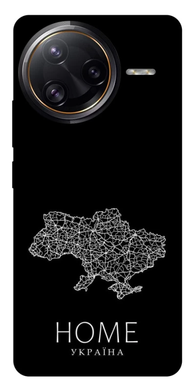 Чохол на Xiaomi Poco F7 Ultra Ukraine black map фото 1 з 1