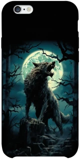 Чохол на Apple iPhone 6/6s plus (5.5") Вовк під місяцем фото 1 з 1