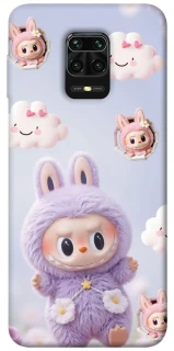 Чохол на Xiaomi Redmi Note 9s / Note 9 Pro / Note 9 Pro Max Labubu & clouds фото 1 з 1