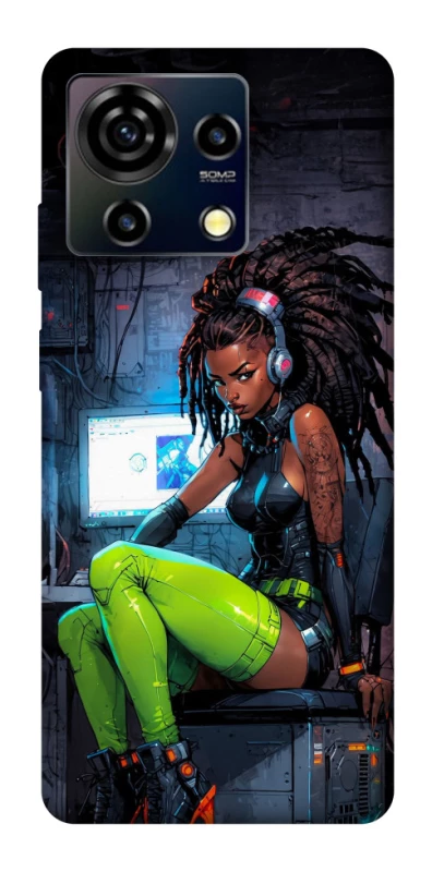 Чохол на ZTE Blade V50 Vita Cyber girl фото 1 з 1