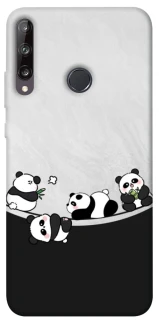 Чохол на Huawei P40 Lite E Four pandas фото 1 з 1