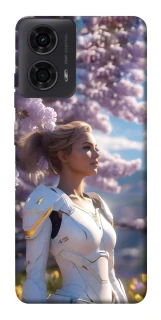Чехол на Motorola Moto G24 Cyber space girl ver.1 фото 1 из 1