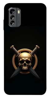 Чохол на Nokia G60 Golden Skull фото 1 з 1