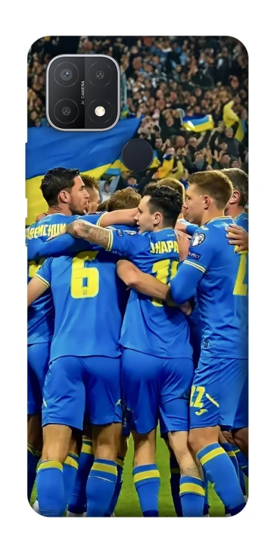 Чехол на Oppo A15s / A15 Сборная Украины v3 фото 1 из 1