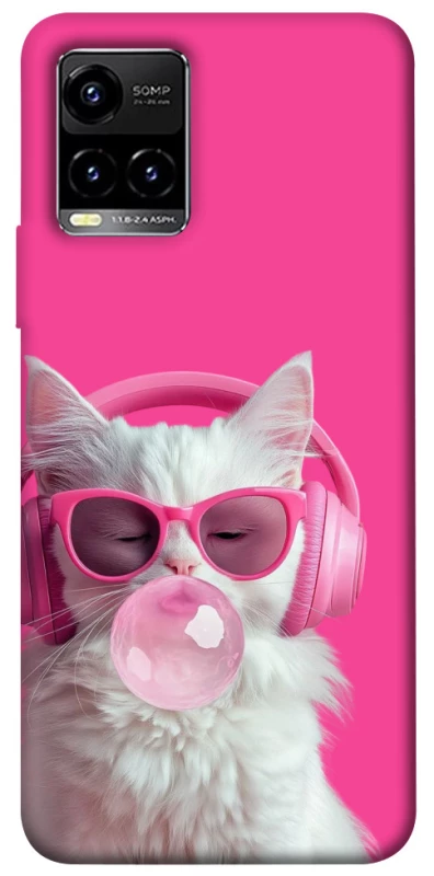 Чохол на Vivo Y21 / Y33s Pink kitty фото 1 з 1