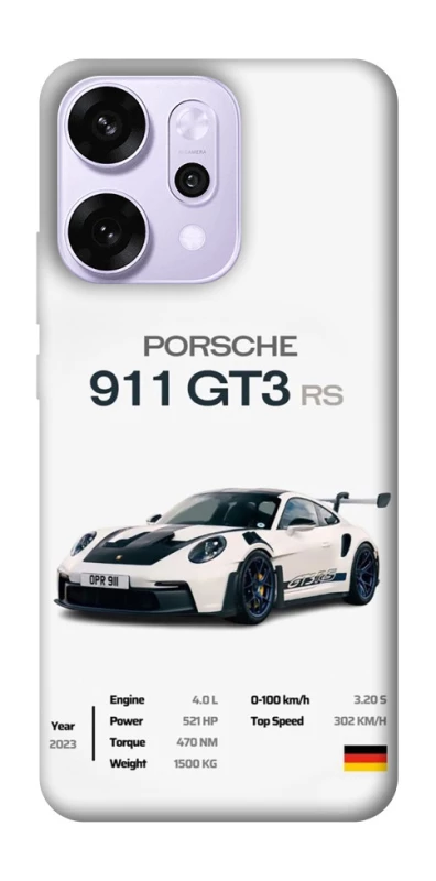 Чехол на Oppo Reno 14 Pro Porsche 911 GT3 фото 1 из 1