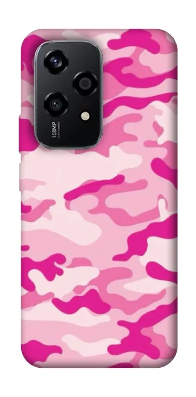 Чехол на Honor 200 Lite camouflage pink фото 1 из 1