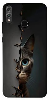 Чехол на Huawei Honor 8X Кот-подглядыватель v2 фото 1 из 1