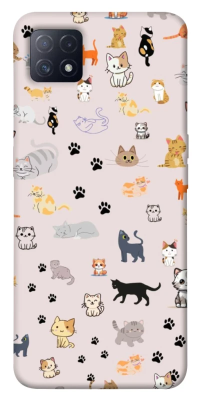 Чохол на Oppo A72 5G / A73 5G Cat style ver.1 фото 1 з 1