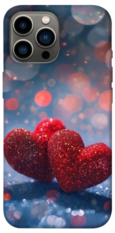 Чехол на Apple iPhone 13 Pro Max (6.7") Red hearts фото 1 из 1