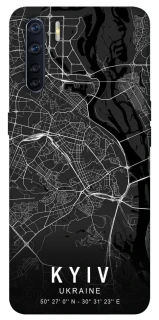Чохол на Oppo A91 Kyiv map фото 1 з 1