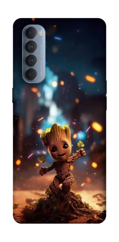 Чохол на Oppo Reno 4 Pro Baby Groot v3 фото 1 з 1