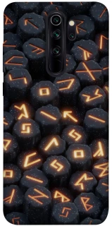 Чехол на Xiaomi Redmi Note 8 Pro Огненые руны фото 1 из 1