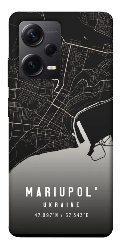Чехол на Xiaomi Redmi Note 12 Pro+ 5G Mariupol map фото 1 из 1