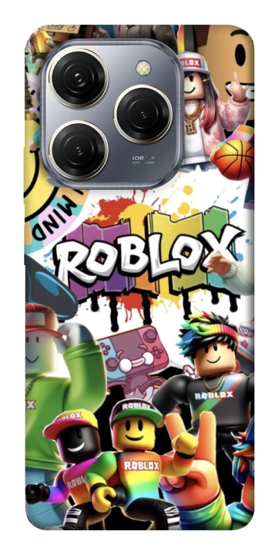 Чохол на TECNO Spark 20 Pro Roblox Characters Collage фото 1 з 1