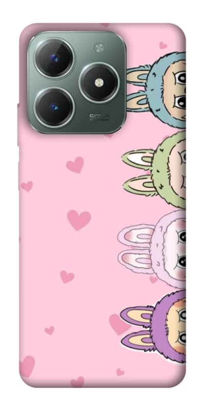 Чохол на Realme C61 All Labubu 4 фото 1 з 1