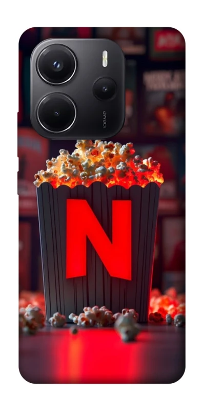 Чохол на Xiaomi Redmi Note 14 4G (Europe version) Netflix and popcorn фото 1 з 1