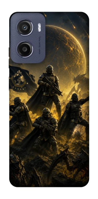 Чехол на Motorola Moto G05 HELLDIVERS ver.2 фото 1 из 1