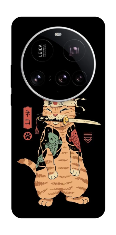 Чохол на Xiaomi 15 Ultra Кіт-самурай фото 1 з 1