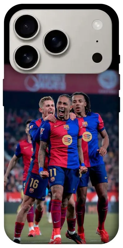 Чехол на Apple iPhone 18 Pro FC Barcelona team фото 2 из 2