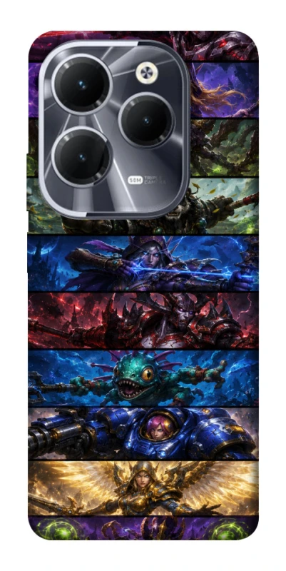 Чохол на Infinix Hot 40 Pro Blizzard ver.3 фото 1 з 1