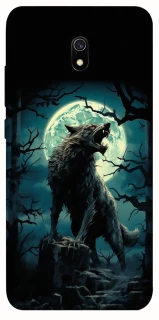 Чохол на Xiaomi Redmi 8a Вовк під місяцем фото 1 з 1