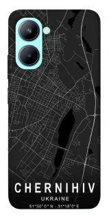 Чехол на Realme C33 Chernihiv map фото 1 из 1