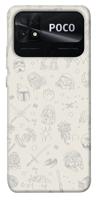 Чохол на Xiaomi Poco C40 Star Wars background ver.1 фото 1 з 1