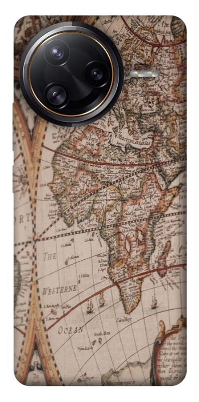 Чехол на Xiaomi Poco F7 Pro Карта путешествий фото 1 из 1