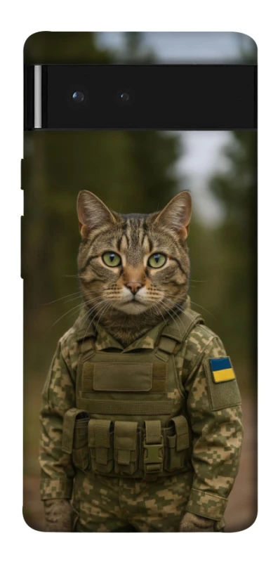 Чехол на Google Pixel 6 Кот защитник фото 1 из 1