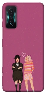 Чохол на Xiaomi Redmi K50 Gaming Raven & Rainbow Wednesday фото 1 з 1