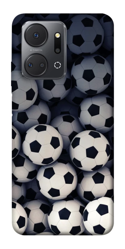 Чохол на Huawei Honor X7a Футбольні м'ячи фото 1 з 1