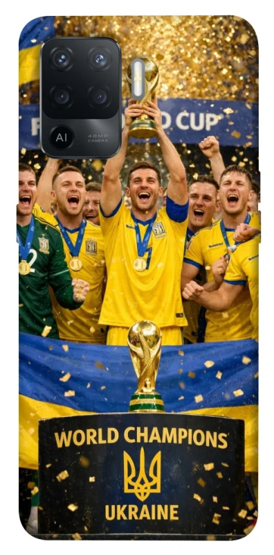 Чохол на Oppo Reno 5 Lite UA-Football ver.5 фото 1 з 1