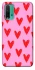 Чехол на Xiaomi Redmi Note 9 4G / Redmi 9 Power Red hearts 2 фото 1 из 1