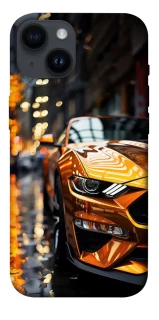 Чохол на Apple iPhone 14 (6.1") Golden sports car фото 1 з 1