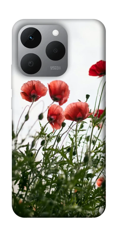 Чехол на Realme 15T Поле маков фото 1 из 1