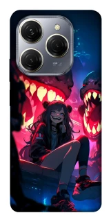 Чохол на TECNO Spark 20 Pro Anime girl фото 1 з 1