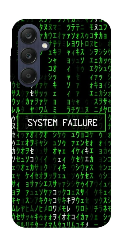 Чохол на Samsung Galaxy A25 5G Matrix system failure фото 1 з 1