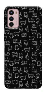 Чохол на Motorola Moto G42 Black Cats фото 1 з 1